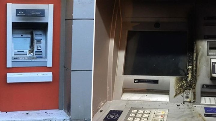Αστυνομικοί απέτρεψαν εμπρησμό ΑΤΜ στην Αγία Παρασκευή – ΒΙΝΤΕΟ