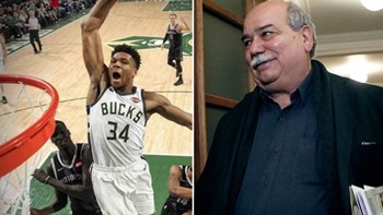 Φανατικός θεατής του Αντετοκούνμπο ο Βούτσης – Ξενυχτάει για να παρακολουθήσει τους αγώνες του