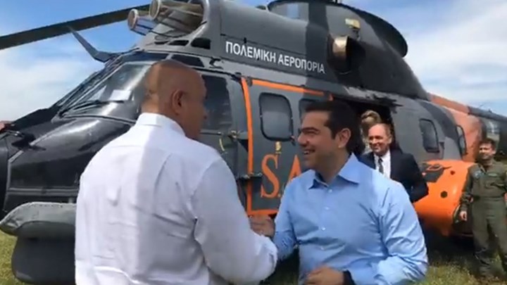 Τσίπρας στη Βουλγαρία: Το ελικόπτερο, το μαύρο τζιπ και ο ”πολύ καλός οδηγός” Μπορίσοφ – ΒΙΝΤΕΟ