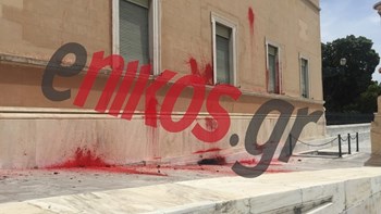 Ευθύνες σε Φρουρά και αστυνομικούς ρίχνει η ΕΔΕ για την επίθεση του Ρουβίκωνα με μπογιές στη Βουλή – ΒΙΝΤΕΟ