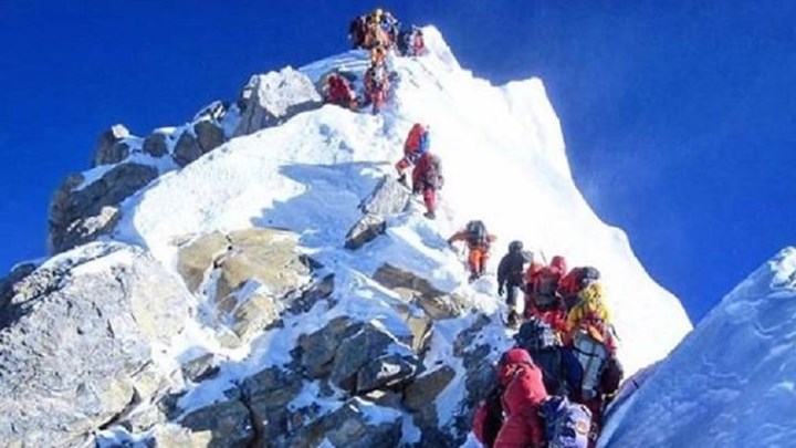 “Κυκλοφοριακό” στο Έβερεστ – ΦΩΤΟ