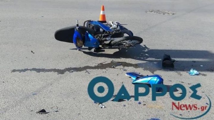 Διανομέας τραυματίστηκε σοβαρά σε τροχαίο