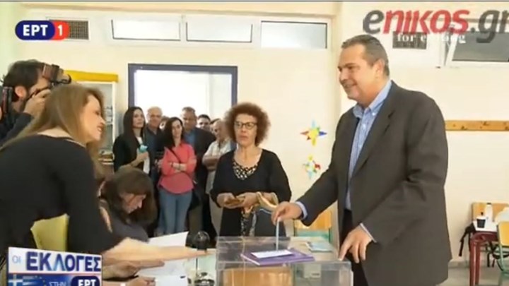 Ψήφισε στη Γλυφάδα ο Πάνος Καμμένος – Το μήνυμά του για τις εθνικές εκλογές – ΒΙΝΤΕΟ