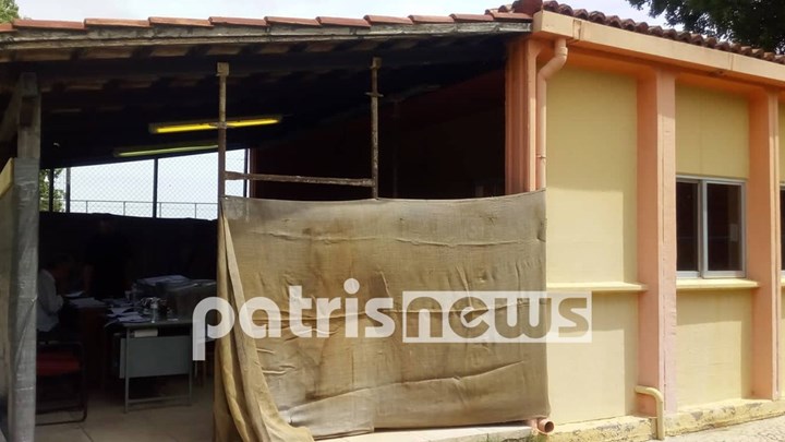 Σε… παράγκα η εκλογική διαδικασία στο Σταφιδόκαμπο Κυλλήνης – ΦΩΤΟ