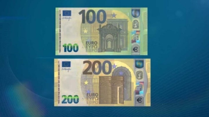 Σήμερα στην κυκλοφορία τα νέα χαρτονομίσματα των 100 και 200 ευρώ – ΒΙΝΤΕΟ