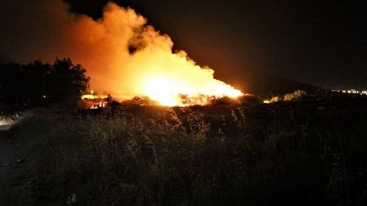 Νέα πυρκαγιά στη χωματερή του Μαρκοπούλου