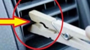 Δείτε τι θα γίνει αν βάλετε μανταλάκι στο AC του αυτοκινήτου