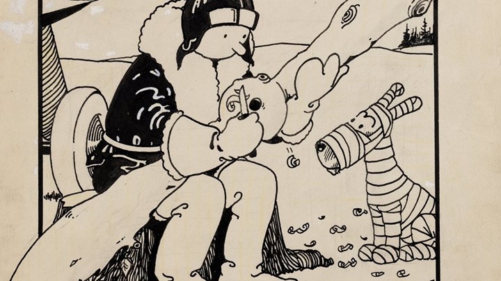 Πάνω από ένα εκατομμύριο δολάρια πωλήθηκε σε δημοπρασία το σκίτσο του πρώτου εξώφυλλου του Τεν Τεν