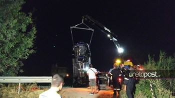 Τραγωδία στο Ηράκλειο – Νεκρός ανασύρθηκε ο οδηγός αυτοκινήτου που έπεσε στον ποταμό Γιόφυρο – ΦΩΤΟ
