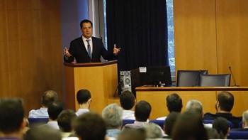 Ο Άδωνις Γεωργιάδης πραγματοποίησε ομιλία στο Τεχνικό Επιμελητήριο Ελλάδας