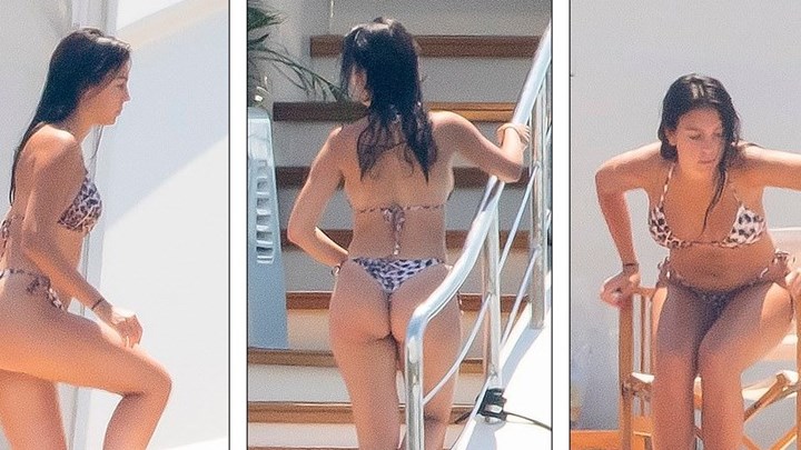 Το Σεν Τροπέ… αναστατώθηκε από την σέξι αρραβωνιαστικιά του Ρονάλντο – ΦΩΤΟ