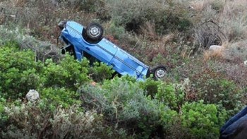 Φορτηγό έπεσε σε χαράδρα στην Καρδίτσα- Νεκρός ο οδηγός του
