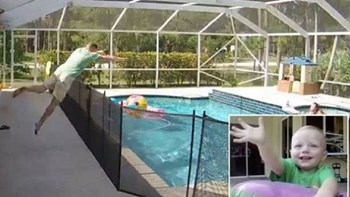 Έσωσε από βέβαιο πνιγμό τον γιο του με βουτιά που θύμισε… Σούπερμαν – ΦΩΤΟ – ΒΙΝΤΕΟ