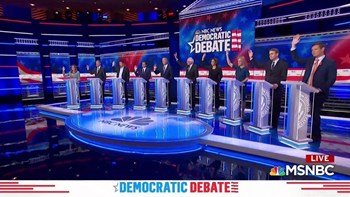 Ρεκόρ τηλεθέασης σημείωσε το δεύτερο debate των Δημοκρατικών
