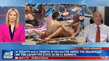 Με ”άγριες” διαθέσεις μπαίνει ο Ιούλιος – “Καμίνι” η χώρα με τον υδράργυρο να ξεπερνά τους 40 βαθμούς – ΒΙΝΤΕΟ