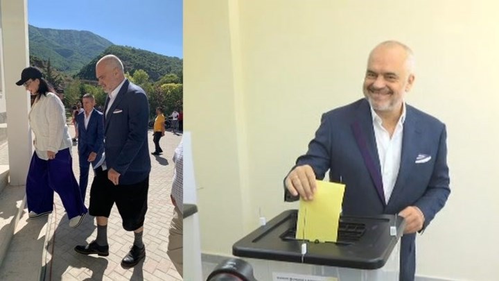 Το περίεργο ντύσιμο του Ράμα… έκλεψε την παράσταση στις δημοτικές εκλογές της Αλβανίας – ΦΩΤΟ