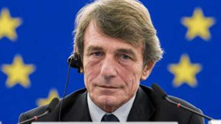 Ο Νταβίντ Μαρία Σασόλι νέος πρόεδρος του Ευρωκοινοβουλίου