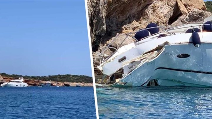 Θαλαμηγός προσάραξε σε βράχια στη Σίφνο – Ένας 62χρονος τραυματίας – ΦΩΤΟ