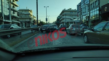 Τριπλή καραμπόλα στην άνοδο της Κηφισίας – ΦΩΤΟ αναγνώστη