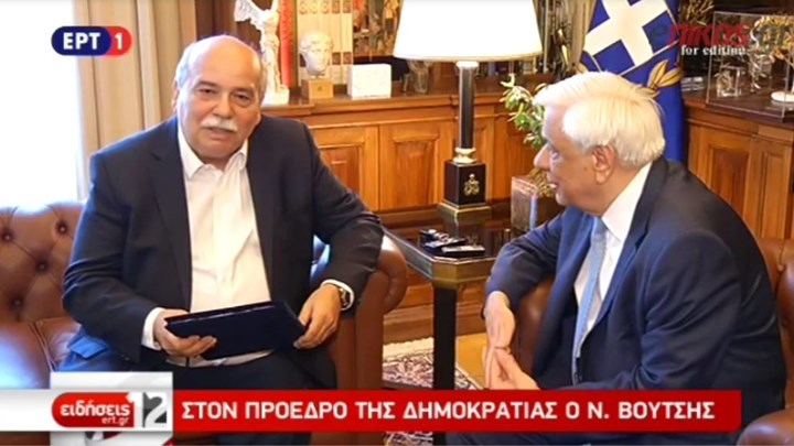 Ο Νίκος Βούτσης επέδωσε τα αποτελέσματα των εκλογών στον Πρόεδρο της Δημοκρατίας – ΒΙΝΤΕΟ