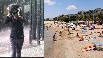 Θα μας τρελάνει ο καιρός – Καύσωνας με 43 βαθμούς, καταιγίδες και χαλαζοπτώσεις την Τετάρτη