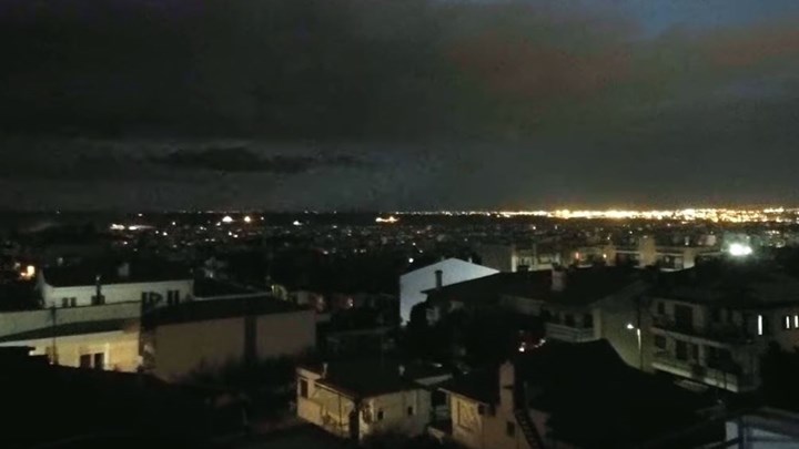 Timelapse βίντεο από την εξέλιξη της θεομηνίας στη Χαλκιδική