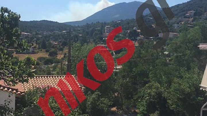 Νέες εικόνες από την πυρκαγιά στον Κιθαιρώνα – Σε δύσβατο σημείο οι φλόγες – ΦΩΤΟ αναγνώστη