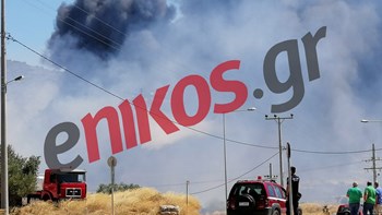 Συνεχίζεται η “μάχη” με τις φλόγες στο Μαρκόπουλο – ΦΩΤΟ αναγνώστη