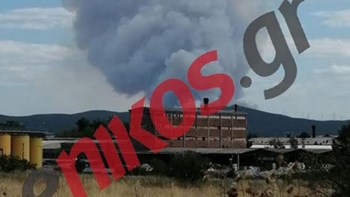 Ενισχύθηκαν οι δυνάμεις της Πυροσβεστικής στη φωτιά της Τανάγρας