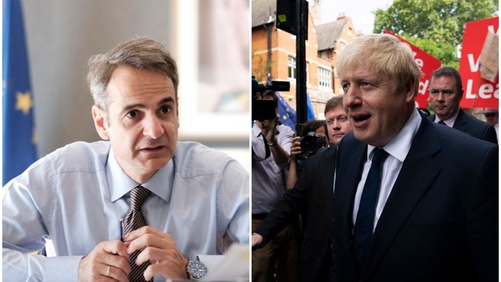 Τηλεφωνική επικοινωνία Κυριάκου Μητσοτάκη – Μπόρις Τζόνσον