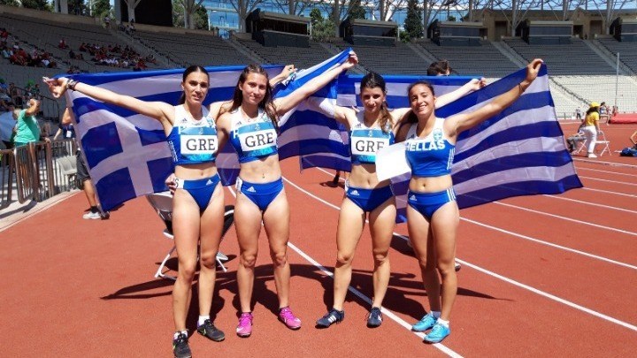 Ασημένιο μετάλλιο από την ομάδα σκυτάλης στο Μπακού