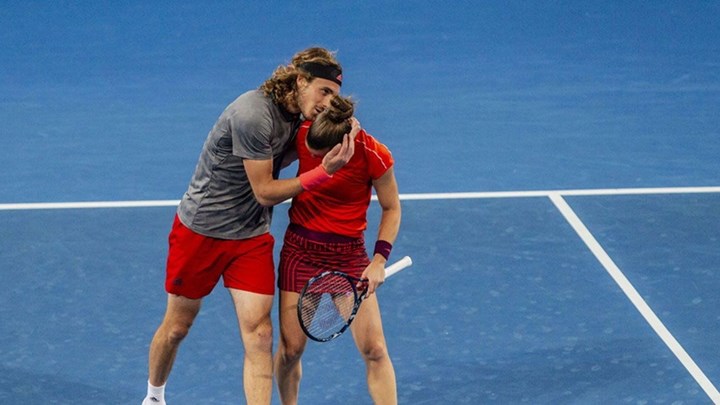 Σάκκαρη για Τσιτσιπά: Είναι ο ωραιότερος τύπος