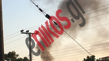 Φωτιά στο Λαύριο – ΦΩΤΟ αναγνώστη