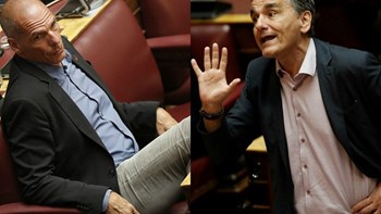 Η πρώτη κοινοβουλευτική κόντρα Τσακαλώτου-Βαρουφάκη