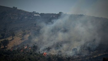 Φωτιά στο Κάστρο της Αρχαίας Κορίνθου