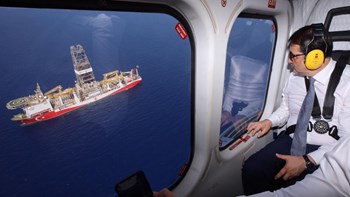 Ο Τούρκος υπουργός Ενέργειας επιθεώρησε τις παράνομες εργασίες του Γιαβούζ – ΦΩΤΟ
