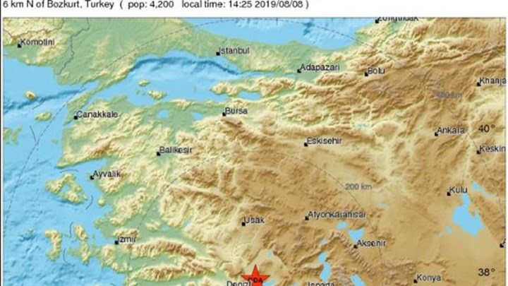 Σεισμός 6 Ρίχτερ στην Τουρκία – ΤΩΡΑ