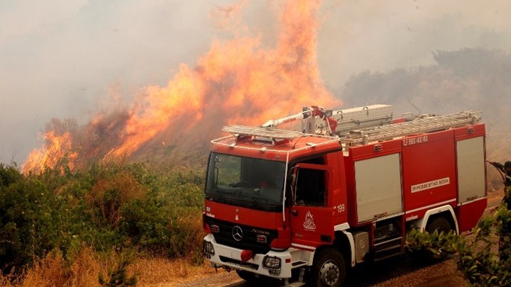 Δασική πυρκαγιά στην Ερέτρια – Μεγάλη κινητοποίηση της Πυροσβεστικής