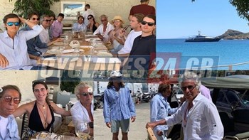 Στη Σύρο ο διάσημος Ιταλός σχεδιαστής Valentino – ΦΩΤΟ