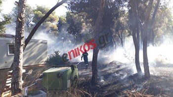 Οι πρώτες εικόνες από τη φωτιά στο Ζούμπερι – ΦΩΤΟ αναγνώστη