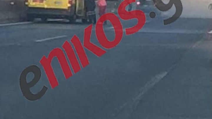 Καραμπόλα στην Αθηνών-Λαμίας στο ύψος της Μεταμόρφωσης – ΦΩΤΟ αναγνώστη