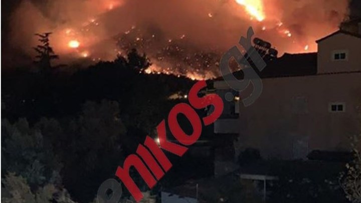 Συγκλονιστικές εικόνες από τη φωτιά στην Παιανία – ΦΩΤΟ αναγνώστη