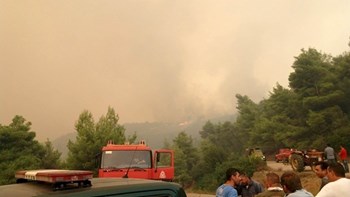 Η συνδρομή του Στρατού Ξηράς στην κατάσβεση της πυρκαγιάς στην Εύβοια – ΦΩΤΟ