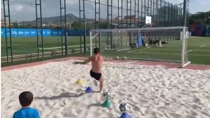 Η σκληρή προπόνηση του Μέσι – ΒΙΝΤΕΟ