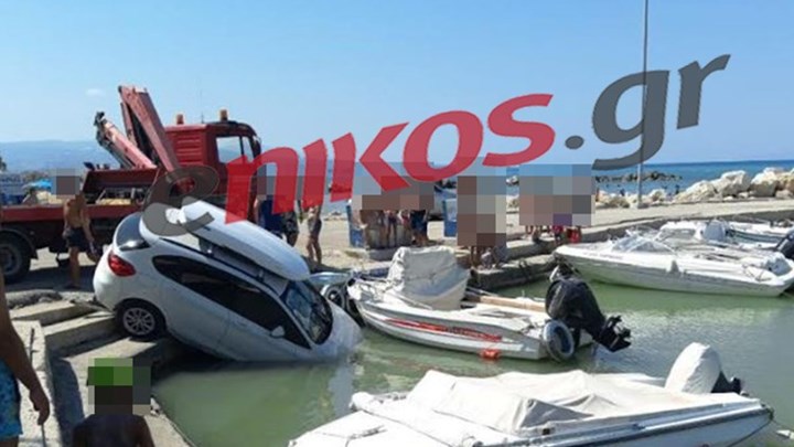 Αυτοκίνητο έκανε “βουτιά” σε λιμάνι στον Άσσο Κορινθίας – ΦΩΤΟ αναγνώστη