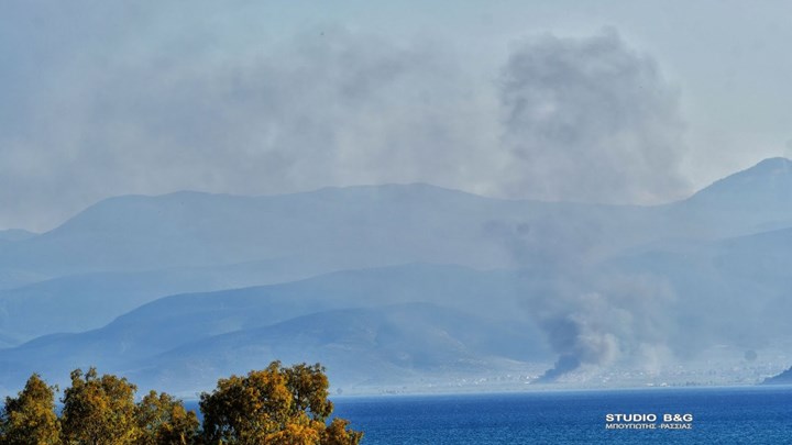 Φωτιά στο Άστρος Κυνουρίας – ΦΩΤΟ