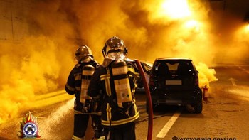 Πυρκαγιά σε αυτοκίνητο στο Ηράκλειο Κρήτης