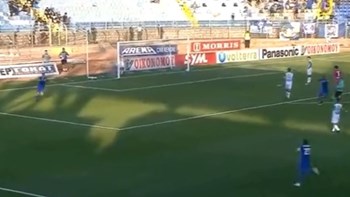 Το γκολ της Λαμίας απέναντι στον Παναθηναϊκό – ΒΙΝΤΕΟ