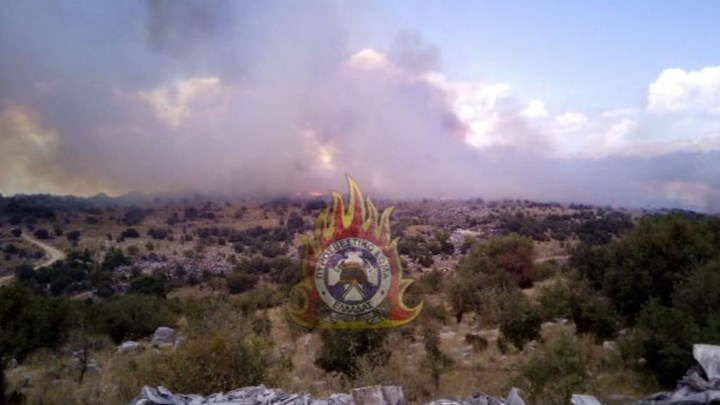 Οι πρώτες εικόνες από την πυρκαγιά στη Ζίτσα Ιωαννίνων – ΒΙΝΤΕΟ