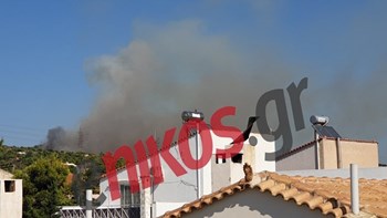 Σε ύφεση και οριοθετημένη η πυρκαγιά στην Πεντέλη